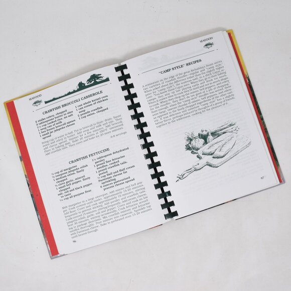 Cajun Men Cook Recipe Book Food Louisiana Hardcover Spiral Illustrated Beaver Cl - Picture 12 of 14